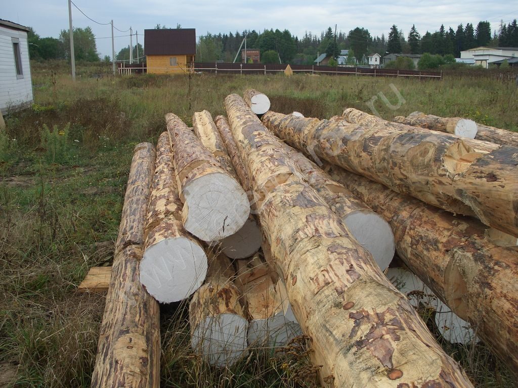 дом из бревна в чашу | дом-баня из бревна с верандой Бережки